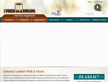 Tablet Screenshot of feedinadrum.com